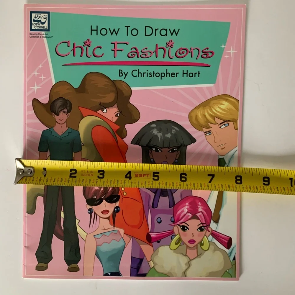 How to Draw Chic Fashions Book by Christopher Hart 25 Pages of Styling Toy